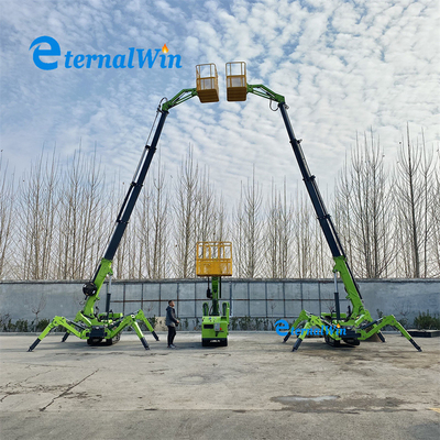 Δοκιμαστικό κινητήρα ντίζελ Crawler Spider Aerial Working Platform 12m 14m