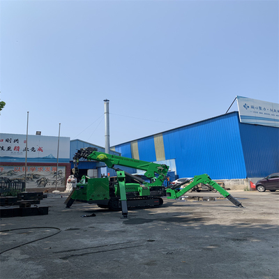 Ηλεκτρικός και ντίζελ Mini Spider Crane με τηλεσκοπική μπουμ