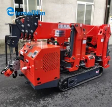 Προσαρμόσιμο 3 τόνων γερανό αράχνης με τηλεσκοπική βουλή και διπλή επιλογή πηγής ενέργειας