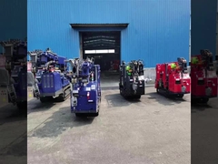 Ηλεκτρικό και πετρελαιοκίνητο προσαρμοσμένο Color Spider Crawler Crane Telescopic Boom 3ton 5ton 8ton