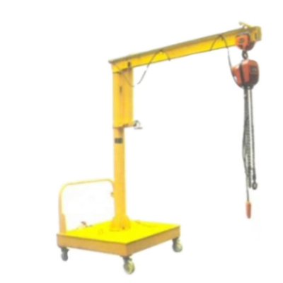 Cantilever κινητοί κινητοί γερανοί φλόκων με τον ανελκυστήρα 500kg αλυσίδων
