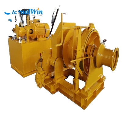 1-75ton θαλάσσια υδραυλική μηχανή Winching με την προσαρμοσμένη ικανότητα σχοινιών