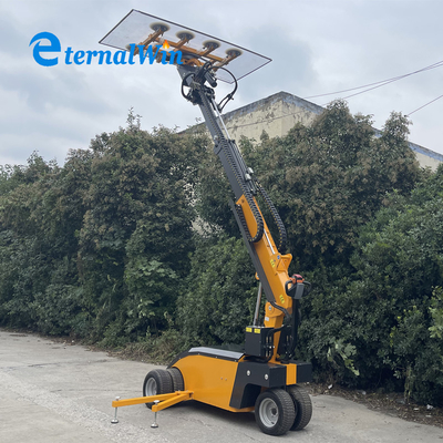 800Kg χωρητικότητα 5M Max. Υψόμετρο ανύψωσης περιστρεφόμενο ηλεκτρικό υαλοπίνακα ανυψωτήρα