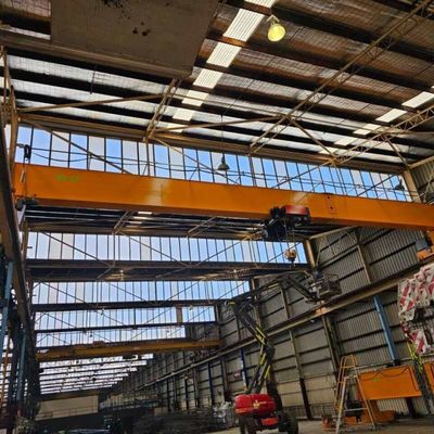3T 10T Euro Mobile Single Bridge Overhead Crane Φως καλωδιακού πλαισίου