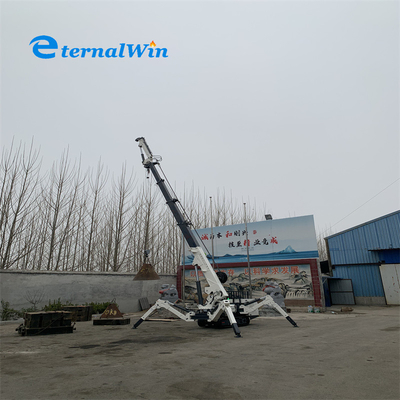 Ηλεκτρική και ντίζελ 5 τόνων αράχνη γερανό με 12 τόνους ανυψωτική ικανότητα