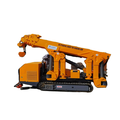 Ατσάλι Mini Spider Crane Telescopic Boom 3 Τόνων Ανυψωτική Ικανότητα