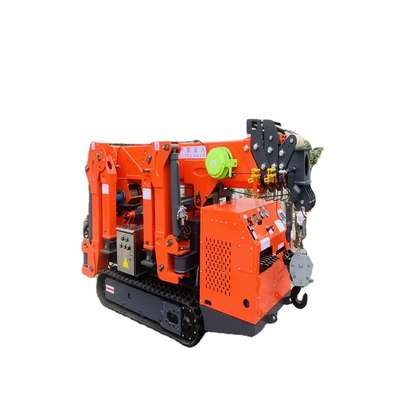 Ατσάλι Mini Spider Crane Ηλεκτρική και πετρελαιοκίνητη τηλεσκοπική βουμ 3 τόνων - 12 τόνων