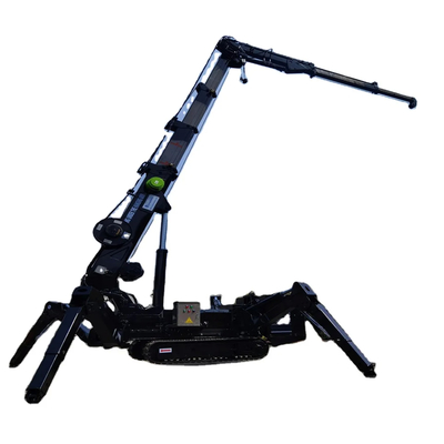 Τηλεσκοπικό βουνό Mini Spider Crane Ατσάλι 3 τόνων Ανυψωτική ικανότητα Ηλεκτρική / πετρελαιοκίνητη ενέργεια Κίτρινο / Κόκκινο / Πράσινο