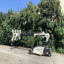 Δυνατός ανυψωτής γυαλιού κενού 800 κιλά με ευέλικτη περιστροφή 360 μοιρών