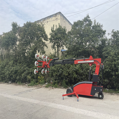 800kg μέγιστο φορτίο 5 μέτρα μέγιστο ύψος ανύψωσης 360 μοίρες περιστροφή κενό γυαλί ανυψωτή