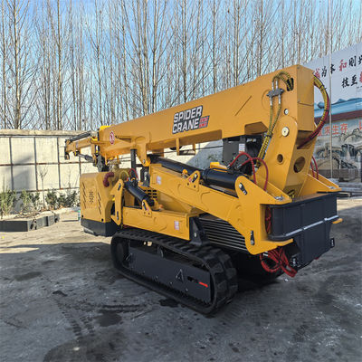 Κίτρινος γερανό 12 τόνων Ηλεκτρική και πετρελαιοκίνητη ισχύ ανύψωσης