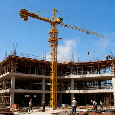 Ανυψώδης γερανόμηχανή ανύψωσης 0,5mmin με χωρητικότητα φόρτωσης 10T και ταχύτητα ανύψωσης 80mmin Βιομηχανικό βαρύ κατασκευαστικό εξοπλισμό