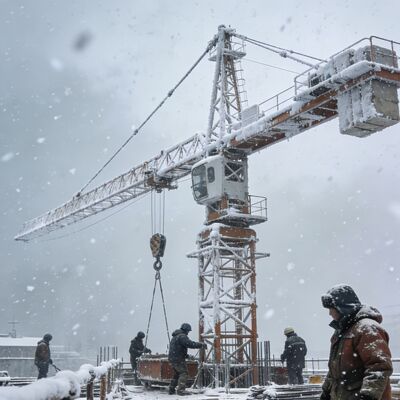 Προσαρμοσμένος Πύργος Γερανού με Περιστροφή 0-0.64 σ.α.λ. και Ανύψωση 80 40 μ/λεπτό Σχεδιασμένος για Λειτουργίες Βαρέων Φορτίων